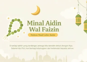 Kumpulan Ucapan Idul Fitri 2026 Terbaru, Penuh Doa dan Kata-Kata Minal Aidin Wal Faizin