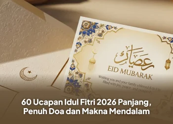 60 Ucapan Idul Fitri 2026 Panjang, Penuh Doa dan Makna Mendalam