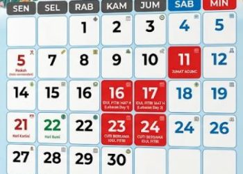 Inilah Tanggal Merah Bulan April 2026, Catat Jadwal Liburnya