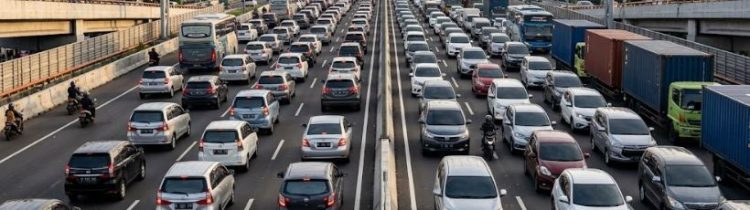 Situasi Arus Balik 2026 Padat, Penerapan One Way Dimulai Secara Bertahap