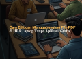 Cara Edit dan Menggabungkan File PDF di HP & Laptop Tanpa Aplikasi, Gratis
