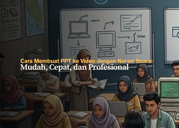 Cara Membuat PPT ke Video dengan Narasi Suara- Mudah, Cepat, dan Profesional
