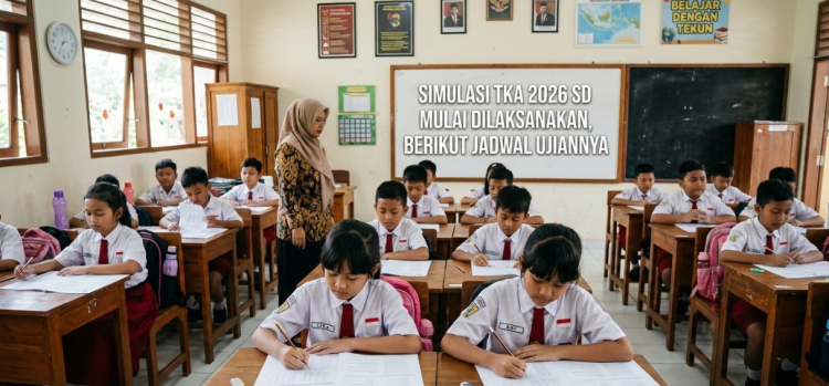 Simulasi TKA 2026 SD Mulai Dilaksanakan, Berikut Jadwal Ujiannya