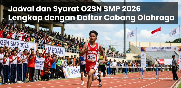 Jadwal dan Syarat O2SN SMP 2026 Lengkap dengan Daftar Cabang Olahraga