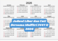 Jadwal Libur dan Cuti Bersama Idulfitri 1447 H 2026
