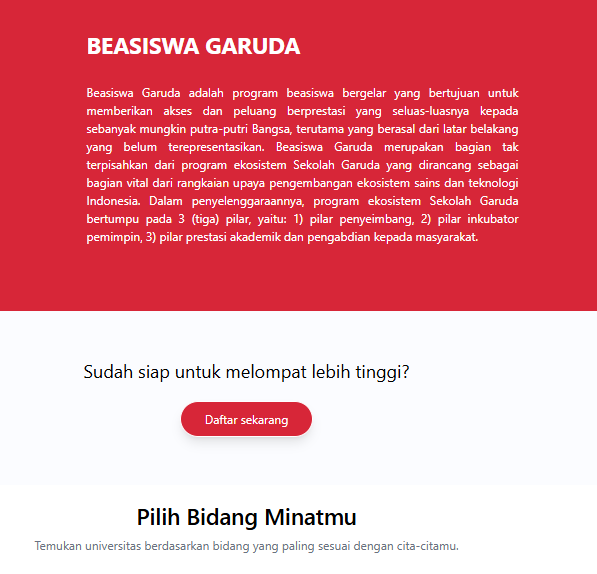 Beasiswa Garuda 2026 Resmi Dibuka, Ini Informasi Lengkapnya