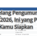 Menjelang Pengumuman SNBP 2026, Ini yang Perlu Kamu Siapkan