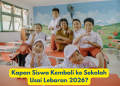 Kapan Siswa Kembali ke Sekolah Usai Lebaran 2026?