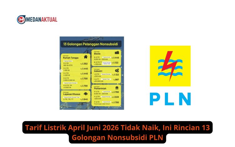 Tarif Listrik April Juni 2026 Tidak Naik, Ini Rincian 13 Golongan Nonsubsidi PLN