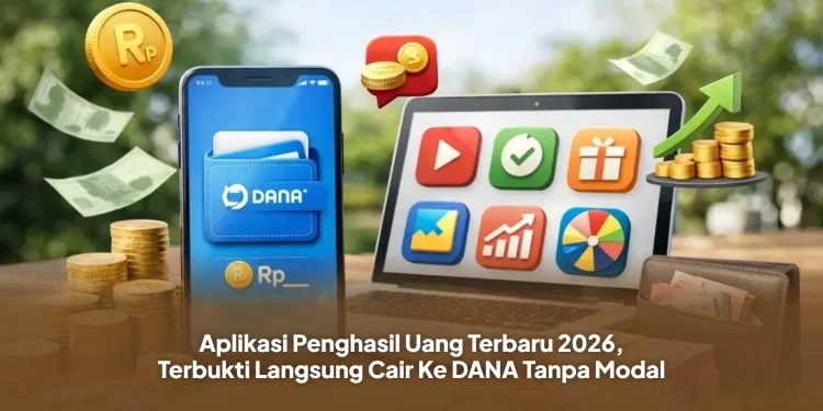 Aplikasi Penghasil Uang Terbaru 2026, Terbukti Langsung Cair Ke DANA Tanpa Modal