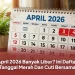 April 2026 Banyak Libur? Ini Daftar Tanggal Merah Dan Cuti Bersama