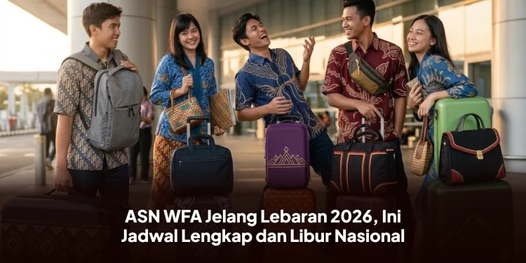 ASN WFA Jelang Lebaran 2026, Ini Jadwal Lengkap dan Libur Nasional
