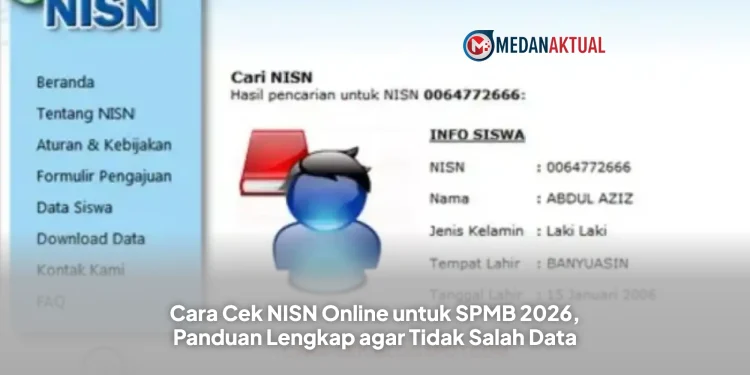 Cara Cek NISN Online untuk SPMB 2026, Panduan Lengkap agar Tidak Salah Data