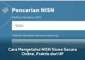 Cara Mengetahui NISN Siswa Secara Online, Praktis dari HP