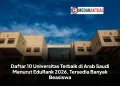 Daftar 10 Universitas Terbaik di Arab Saudi Menurut EduRank 2026, Tersedia Banyak Beasiswa