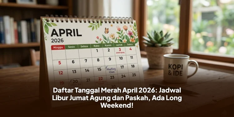 Daftar Tanggal Merah April 2026: Jadwal Libur Jumat Agung dan Paskah, Ada Long Weekend!