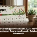 Daftar Tanggal Merah April 2026: Jadwal Libur Jumat Agung dan Paskah, Ada Long Weekend!
