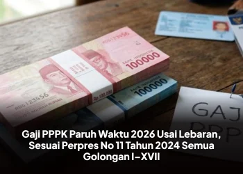 Gaji PPPK Paruh Waktu 2026 Usai Lebaran, Sesuai Perpres No 11 Tahun 2024 Semua Golongan I–XVII