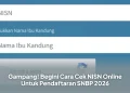 Gampang! Begini Cara Cek NISN Online Untuk Pendaftaran SNBP 2026