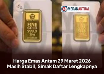 Harga Emas Antam 29 Maret 2026 Masih Stabil, Simak Daftar Lengkapnya