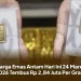 Harga Emas Antam Hari Ini 24 Maret 2026 Tembus Rp 2,84 Juta Per Gram