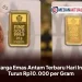 Harga Emas Antam Terbaru Hari Ini, Turun Rp10.000 per Gram