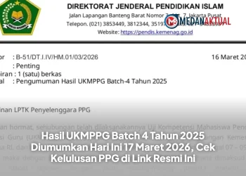 Hasil UKMPPG Batch 4 Tahun 2025 Diumumkan Hari Ini 17 Maret 2026, Cek Kelulusan PPG di Link Resmi Ini