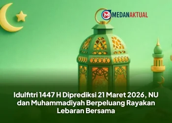 Idulfitri 1447 H Diprediksi 21 Maret 2026, NU dan Muhammadiyah Berpeluang Rayakan Lebaran Bersama