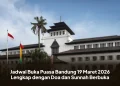 Jadwal Buka Puasa Bandung 19 Maret 2026 Lengkap dengan Doa dan Sunnah Berbuka