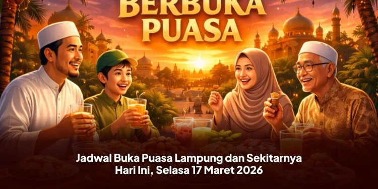 Jadwal Buka Puasa Lampung dan Sekitarnya Hari Ini, Selasa 17 Maret 2026