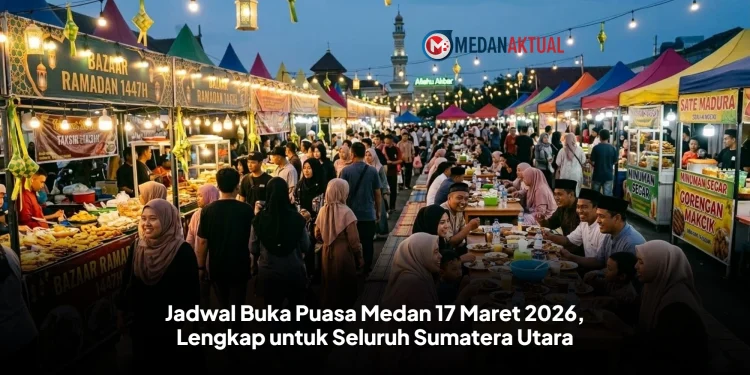 Jadwal Buka Puasa Medan 17 Maret 2026, Lengkap untuk Seluruh Sumatera Utara