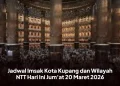 Jadwal Imsak Kota Kupang dan Wilayah NTT Hari Ini Jum'at 20 Maret 2026