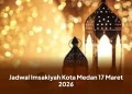 Jadwal Imsakiyah Kota Medan 17 Maret 2026
