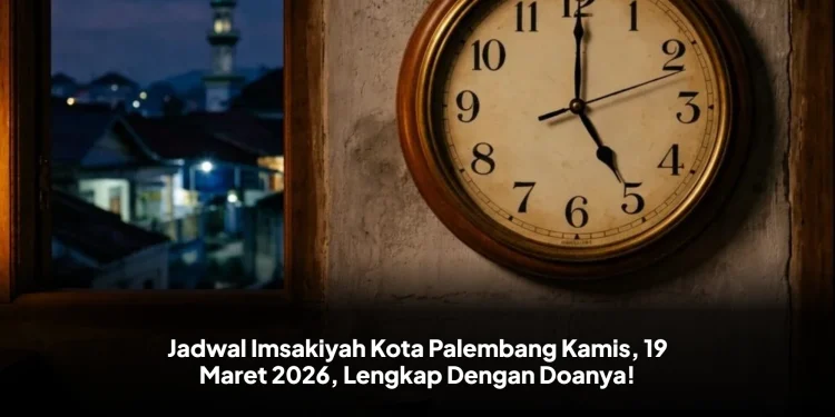Jadwal Imsakiyah Kota Palembang Kamis, 19 Maret 2026, Lengkap Dengan Doanya!