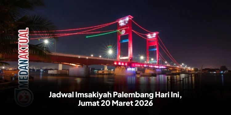 Jadwal Imsakiyah Palembang Hari Ini, Jumat 20 Maret 2026