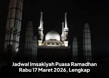Jadwal Imsakiyah Puasa Ramadhan Rabu 18 Maret 2026, Lengkap