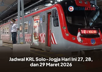 Jadwal KRL Solo-Jogja Hari Ini 27, 28, dan 29 Maret 2026