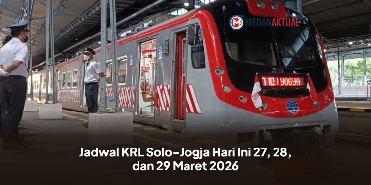 Jadwal KRL Solo-Jogja Hari Ini 27, 28, dan 29 Maret 2026