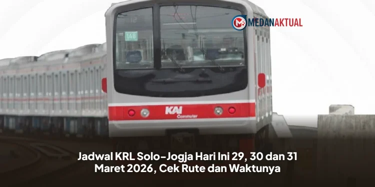Jadwal KRL Solo-Jogja Hari Ini 29, 30 dan 31 Maret 2026, Cek Rute dan Waktunya