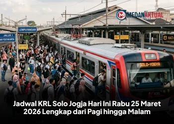Jadwal KRL Solo Jogja Hari Ini Rabu 25 Maret 2026 Lengkap dari Pagi hingga Malam