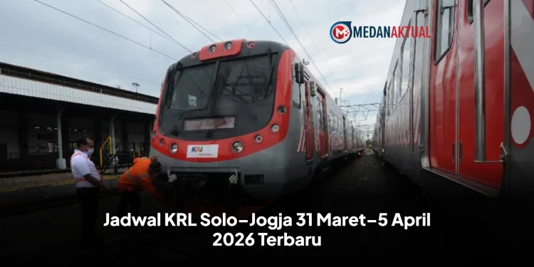 Jadwal KRL Solo–Jogja 31 Maret–5 April 2026 Terbaru