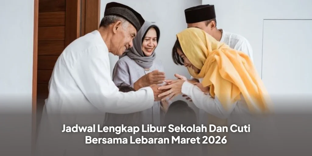 Jadwal Lengkap Libur Sekolah Dan Cuti Bersama Lebaran Maret 2026