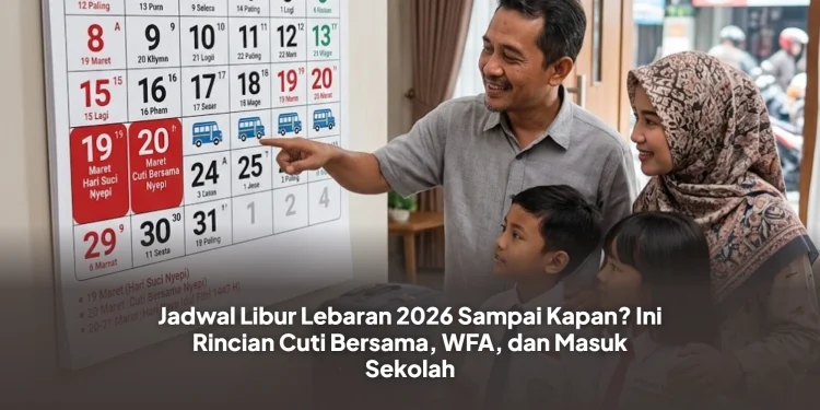 Jadwal Libur Lebaran 2026 Sampai Kapan? Ini Rincian Cuti Bersama, WFA, dan Masuk Sekolah