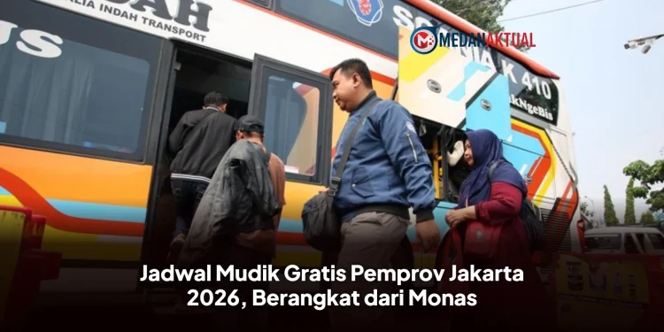 Jadwal Mudik Gratis Pemprov Jakarta 2026, Berangkat dari Monas