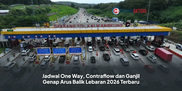 Jadwal One Way, Contraflow dan Ganjil Genap Arus Balik Lebaran 2026 Terbaru