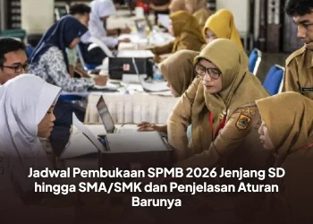 Jadwal Pembukaan SPMB 2026 Jenjang SD hingga SMA/SMK dan Penjelasan Aturan Barunya