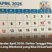 Kalender April 2026: Daftar Tanggal Merah dan Long Weekend yang Bisa Dimanfaatkan
