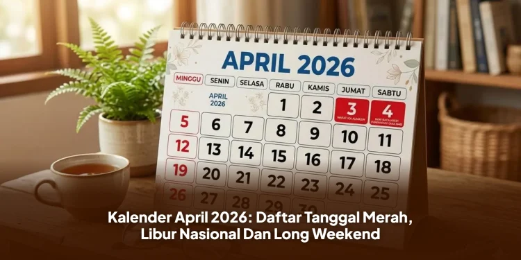 Kalender April 2026: Daftar Tanggal Merah, Libur Nasional Dan Long Weekend