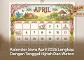 Kalender Jawa April 2026 Lengkap Dengan Tanggal Hijriah Dan Weton