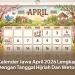 Kalender Jawa April 2026 Lengkap Dengan Tanggal Hijriah Dan Weton